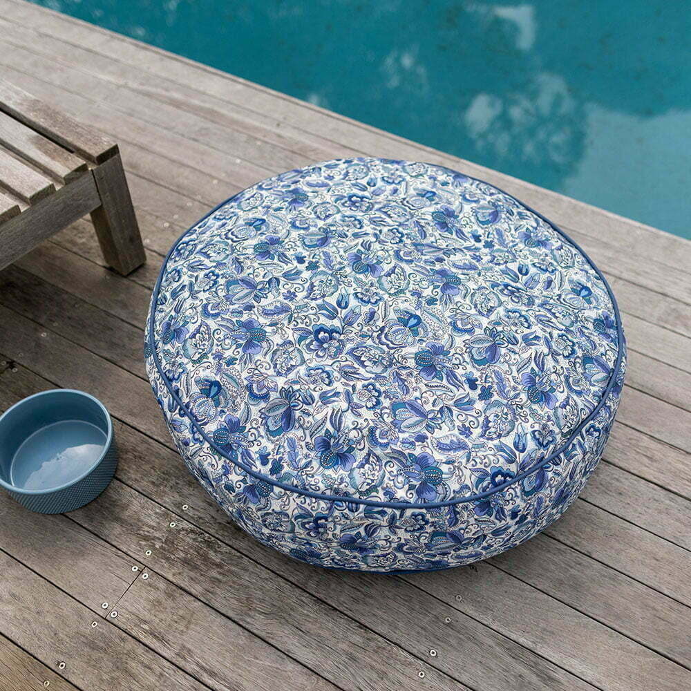 Liberty Lounger Bed Passion Blooms Blue